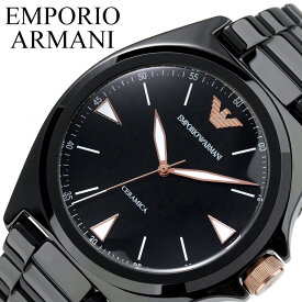 EMPORIO ARMANI 腕時計 エンポリオ アルマーニ 時計 セラミカ CERAMICA メンズ 腕時計 ブラック AR70003 人気 ブランド エンポリ シンプル 仕事 スーツ オールブラック ローズゴールド 彼氏 男性 記念日 プレゼント ギフト 父の日 新生活 新社会人