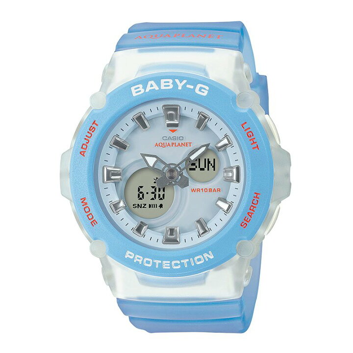 楽天市場】BABY-G ベビーG アクアプラネット レディース 腕時計 ブルー 