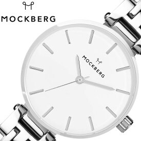 MOCKBERG 腕時計 モックバーグ 時計 レディース ホワイト MO513 人気 ブランド おすすめ おしゃれ かわいい ホワイト シルバー メタル 大人 ビジネス オフィス シンプル ちいさめ 高級感 ワンポイント ファッション ギフト 新生活 新社会人
