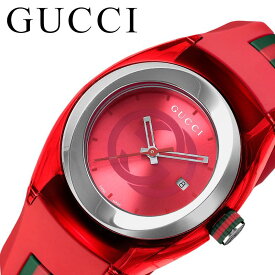 グッチ 腕時計 GUCCI 時計 シンク SYNC レディース 腕時計 レッド YA137303 人気 おすすめ 高級 ブランド 大人 かわいい かっこいい ラバー バンド カジュアル スポーティ ファッション ペアウォッチ ペアコーデ おそろい 彼女 ギフト プレゼント 母の日