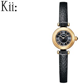 CITIZEN Kii 腕時計 シチズン キー 時計 レディース 腕時計 ブラック EG7082-15E アナログ アンティーク クラシック ブレスレット アクセサリー 新社会人 母の日 プレゼント
