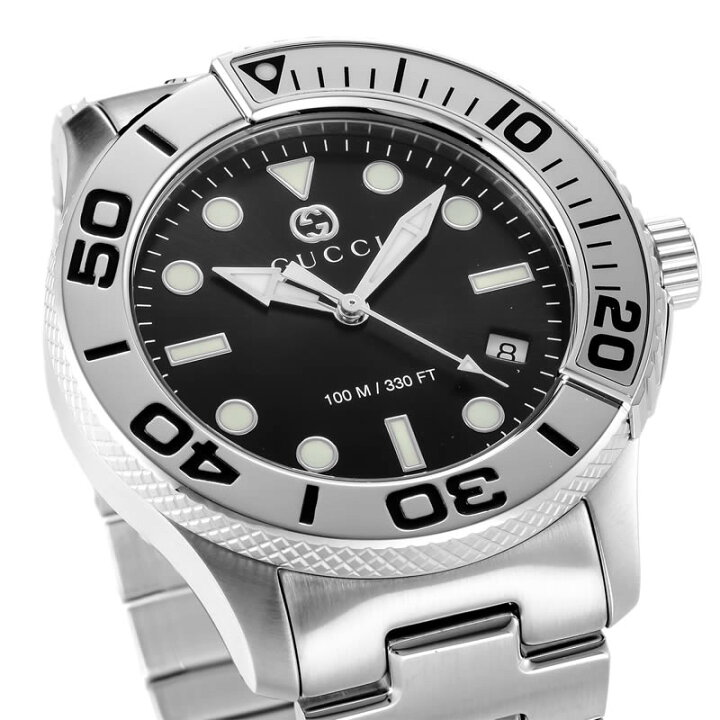楽天市場】GUCCI 腕時計 グッチ 時計 ダイバー DIVER メンズ ブラック 