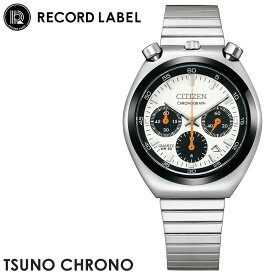 シチズン 腕時計 CITIZEN 時計 レコードレーベル ツノクロノ RECORD LABEL TSUNO CHRONO メンズ 腕時計 ホワイト AN3660-81A 人気 おすすめ おしゃれ ブランド プレゼント ギフト 新社会人 父の日 プレゼント