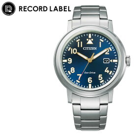 シチズン 腕時計 CITIZEN 時計 レコードレーベル スタンダードスタイルプラス RECORD LABEL Standard Style + メンズ 腕時計 ブルー AW1620-81L 人気 おすすめ おしゃれ ブランド プレゼント ギフト 新社会人 父の日