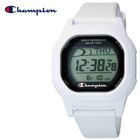 チャンピオン 腕時計 Champion 時計 デジタル ホワイト SOLAR-TECH ユニセックス 腕時計 液晶 クォーツ(ソーラー電波) ソーラー電波時計 D00A-001VK 人気 おすすめ おしゃれ ブランド プレゼント ギフト 新社会人 母の日 父の日