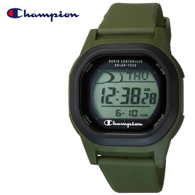 チャンピオン 腕時計 Champion 時計 デジタル カーキ SOLAR-TECH ユニセックス 腕時計 液晶 クォーツ(ソーラー電波) ソーラー電波時計 D00A-004VK 人気 おすすめ おしゃれ ブランド プレゼント ギフト 新社会人 母の日 父の日