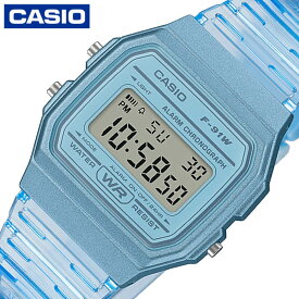 カシオ 腕時計 CASIO 時計 スタンダード STANDARD F-91 女性 向け レディース 電池式クォーツ チプカシ F-91WS-2JH 人気 おすすめ おしゃれ かわいい トレンド クリア バンド 透明 スポーツ カジュアル 誕生日 記念日 ブランド プレゼント ギフト 母の日