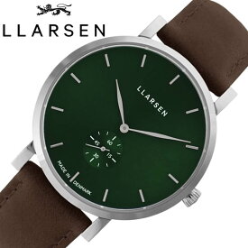エルラーセン 腕時計 LLARSEN 時計 ニコライ Nikolaj エルラーセン腕時計 LLARSEN時計 メンズ 腕時計 グリーン 日本製クォーツ LL143SFWD 人気 おすすめ おしゃれ ブランド プレゼント ギフト 父の日 新生活 新社会人