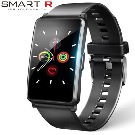 スマートR 腕時計 SMART R 時計 バー デザイン iphone対応 Android対応 血中酸素測定機能 通知機能 HC91 ブラック ユニセックス 腕時計 液晶 充電式デジタル スマートウォッチ SR-501031 人気 おすすめ おしゃれ ブランド プレゼント ギフト 父の日
