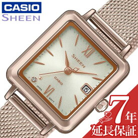 カシオ 腕時計 CASIO 時計 シーン SHEEN 女性 向け レディース ソーラークォーツ SHS-D400CGM-4AJF かわいい 華奢 小ぶり 小さめ 人気 おすすめ おしゃれ ブランド 記念日 誕生日 プレゼント ギフト 母の日