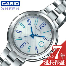 カシオ 電波 ソーラー 腕時計 CASIO 時計 シーン SHEEN 女性 向け レディース クォーツ SHW-5100D-7AJF かわいい 華奢 小ぶり 小さめ 人気 おすすめ おしゃれ ブランド 記念日 誕生日 プレゼント ギフト 母の日