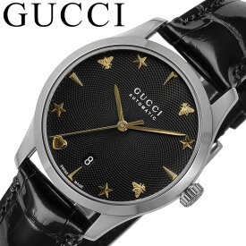 グッチ 腕時計 GUCCI 時計 Gタイムレス G-TIMELESS レディース YA126469A 女性 ブラック 機械式 自動巻き イタリア ブランド 高級 人気 ファッション 仕事 大人 おすすめ おしゃれ ブランド プレゼント ギフト プレゼント