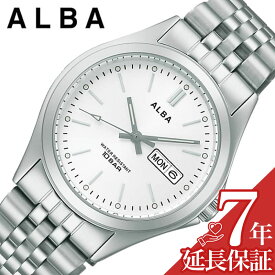 セイコー アルバ 腕時計 SEIKO ALBA 時計 メンズ 腕時計 シルバーホワイト シンプル 受験 面接 見やすい わかりやすい AQGK471 人気 おすすめ おしゃれ ブランド プレゼント ギフト プレゼント