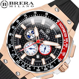 ブレラミラノ 腕時計 BRERA MILANO 時計 グランツーリスモ GT2 GRANTURISMO メンズ 腕時計 ブラック クロノグラフ BMGTQC4502 イタリア ブランド 話題 新作 かっこいい 人気 おすすめ おしゃれ ブランド プレゼント ギフト