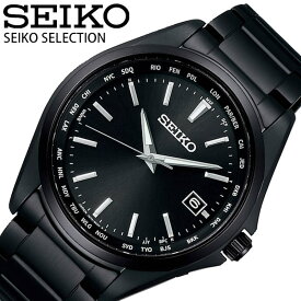 セイコー 腕時計 SEIKO 時計 セレクション SELECTION メンズ 腕時計 ブラック 電波ソーラー SBTM333 人気 おすすめ おしゃれ ブランド プレゼント ギフト プレゼント