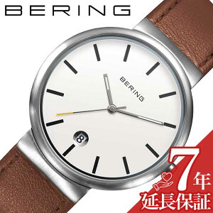 x[O rv BERING v NVbN XJirA Classic Scandinavian Date & Leather Y j Tt@CAKX Vv 3j Vo[ uE U[xg vxg v oh J