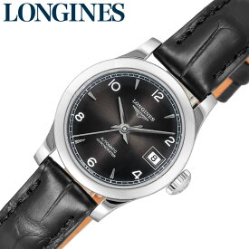 ロンジン 腕時計 LONGINES 時計 レコード RECORD レディース ブラック 機械式 自動巻き L2.320.4.56.2 人気 おすすめ おしゃれ かわいい きれいめ 華奢 上品 カジュアル ブランド プレゼント ギフト