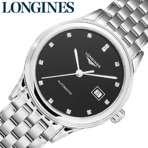 �����W�� �r���v LONGINES ���v �t���b�O�V�b�v FLAGSHIP ���f�B�[�X �u���b�N �@�B�� �������� L4.374.4.57.6 �l�C �������� ������� ���킢�� ���ꂢ�� �ؚ� ��i �J�W���A�� �u�����h �v���[���g 