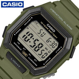 �J�V�I �r���v �X�^���_�[�h CASIO Collection STANDARD CASIO STANDARD �����Y �f�W�^�� �u���b�N ���� �x���g �O���[�� ���v �h��CASIO-W-738H-3AJF �V���v�� ���������� �J�W���A�� �r�W�l�X �A�E�g�h�A �l