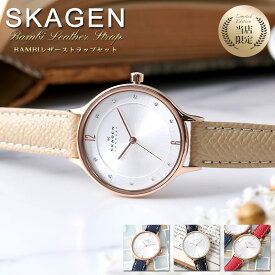 スカーゲン 腕時計 SKAGEN 時計 スカーゲン時計 アニータ レディース ローズ ゴールド 人気 ブランド おしゃれ 北欧 シンプル 革ベルト レザー 金属 メタル ベルト メッシュベルト 小さめ 華奢 小ぶり 社会人 恋人 彼女 妻 記念日 母の日