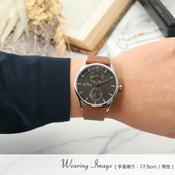 楽天市場 スカーゲン 時計 Skagen 腕時計 スカーゲン時計 スカーゲン腕時計 ホルスト メンズ 男性 向け グレー ローズゴールド 人気 おすすめ 北欧 ブランド 革ベルト レザー 薄型 軽量 ケース ビジネス 仕事 スーツ カレンダー 恋人 彼氏 夫 家族 友達 誕生日 記念日