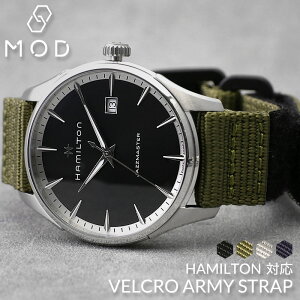 }\111:59yXSiP2{z[HAMILTON n~g Ή xg]MOD VELCRO ARMY STRAP xN A[~[ Xgbv rv J 20mm O 22mm WY}X^[ iCxg v