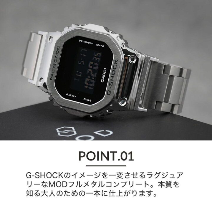 楽天市場】【MODコンプリート】G-SHOCK GM-5600 フルメタル カスタム 