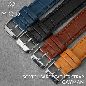 MOD SCOTCHGARD LEATHER 強力 撥水 レザー レザーベルト 革ベルト 腕時計 替えベルト 時計 替えバンド ベルト バンド 交換 12 14 16 18 20 21 22 23 mm 対応 メンズ 男性 レディース 女性 型押し クロコ 人気 ブランド おすすめ ビジネス おしゃれ 母の日 父の日