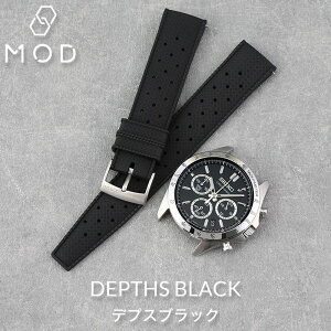 �ySEIKO �Z�C�R�[ �Ή��zMOD FKM RUBBER �{�C�W���[ �X�s���b�g ���o�[ �X�g���b�v ���v ���o�[�x���g �J���� ���O�� 20mm 22mm �x���g �� �r���v �l�C �h�� �o���h ���o�[�o���h ���v�x���g �r���v�x