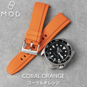 �y�Z�C�R�[�t�@�C�u�X�|�[�c SEIKO5SPORTS �Ή��zMOD FKM RUBBER �I�t�V���A ���o�[ �X�g���b�v ���v ���o�[�x���g �J���� ���O�� 20mm 22mm �x���g �r���v �l�C �h�� �o���h ���o�[�o���h ���v�x���g 