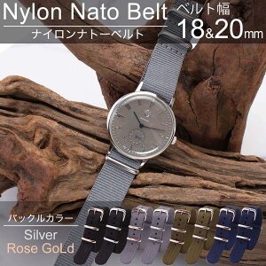 [[ ]iC ig[xg rv ւxg oh  18mm 20mm NYLON NATO BELT v ubN lCr[ O[ O[ Y fB[X i v ~^[ X|[c E