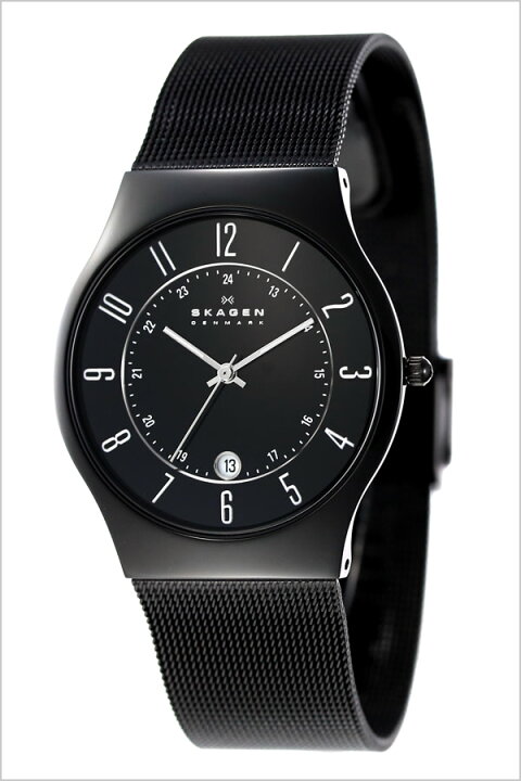 楽天市場】スカーゲン 腕時計 SKAGEN 時計 メンズ 233XLTMB ブラック  