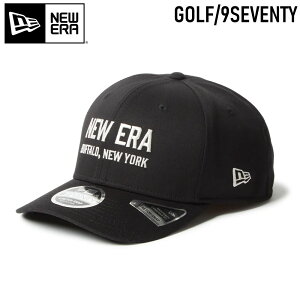 2025FW NEW ERA GOLF 9SEVENTY ストレッチスナップ NEW ERA ブラック | ゴルフ14669054 GF 970SS NEBNY BLK ニューエラゴルフ サイズ調整可能 ニューエラ キャップ ユニセックス キャップ ギフト ゴルフ コンペ