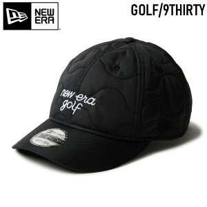 2025FW NEW ERA GOLF 9THIRTY Quilting キルティング ブラック | ゴルフ114669136 GF 930 QUILTING BLK ニューエラ ユニセックス ギフト ゴルフ コンペ景品 正規品 正規取扱店