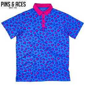 PINS&ACES/ピンズ&エースクレイジーキャット ポロ Crazy Cat PA2PLCCTポロシャツ ゴルフウェア ウエア メンズ 半袖 メンズ おしゃれ【送料無料】