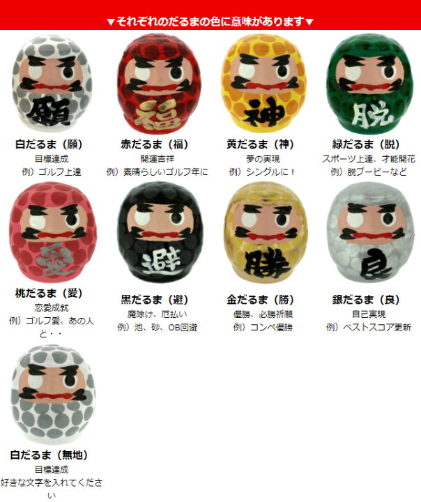 楽天市場 ゴルフだるま ハンドメイド Darumag縁起物 雑貨 贈り物賞品 おもしろ グッズ ギフトhtcゴルフ ホクシン交易 Htcゴルフ