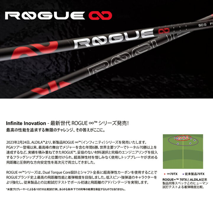 楽天市場】ALDILA™ ROGUE ∞/アルディラ™ ローグ インフィニティ 2023 