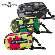 Psycho Bunny/サイコバニー2024年秋冬モデル ボールポーチ LWG CAMO PBMG4FE3ボールケース ボールホルダ…