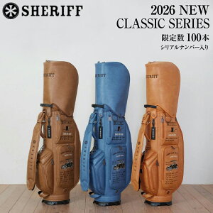 �y���ʌ���zSHERIFF 2026 1st CLASSIC SERIES �L���f�B�o�b�O �V���A���i���o�[����N���V�b�N�V���[�Y �V�F���t �S���t �����Y �t�@�b�V���� ������� �f�U�C�� ���������� �L���f�B�[�o�b�N �S��