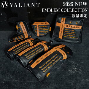 �y���ʌ���zVALIANT 2026 1st EMBLEM COLLECTION �w�b�h�J�o�[ BLACK×ORANGE�G���u�����R���N�V���� �o���A���g �P�i �h���C�o�[�p �t�F�A�E�F�C�p ���[�e�B���e�B�[�p �A�C�A���p �p�^�[�p �s���^ �}��