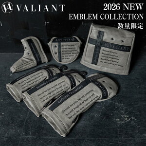 �y���ʌ���zVALIANT 2026 1st EMBLEM COLLECTION �w�b�h�J�o�[ GRAY×BLACK�G���u�����R���N�V���� �o���A���g �S���t �P�i �h���C�o�[�p �t�F�A�E�F�C�p ���[�e�B���e�B�[�p �A�C�A���p �p�^�[�p �s��