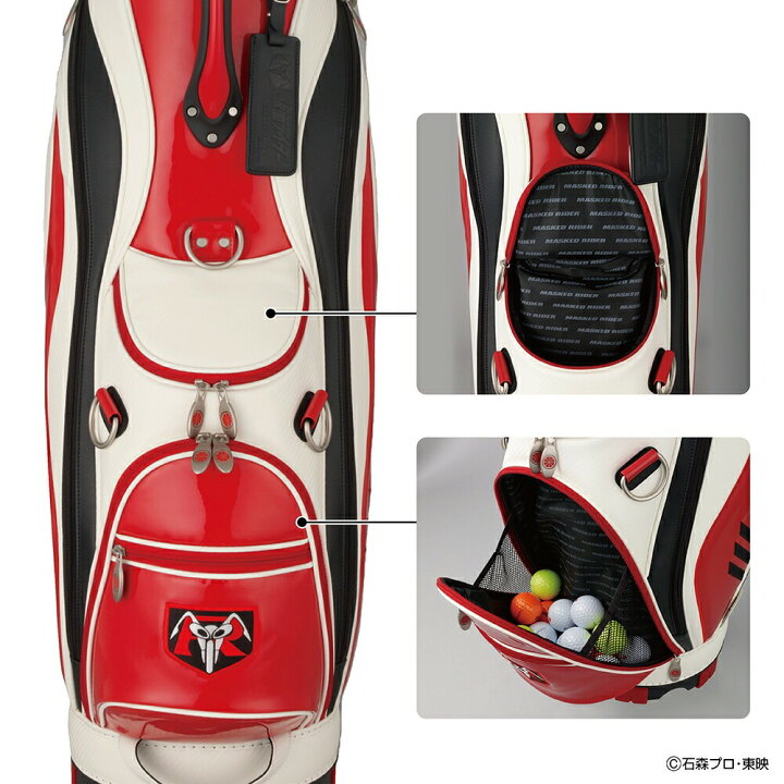 楽天市場】仮面ライダー キャディバッグ サイクロンモデルゴルフ 