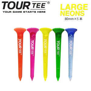 TOUR TEE LARGE NEONS 80mm 5�{�� (�l�I�� �C�G���[)�c�A�[�e�B�[ �R���{ �l�I�� USGA �s���N �u���[ �C�G���[ �O���[�� �I�����W ���[���K�� �S���t �e�B�[ �S���t �{�[�� �e�B�[ �e�B�[ �S���t ���[��