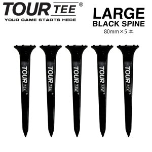 TOUR TEE LARGE BLACK SPINE 80mm 5�{�� (�u���b�N)�c�A�[�e�B�[ ���[�W ORIGINAL USGA R��A LARGE �u���b�N ���[���K�� �S���t �e�B�[ �S���t �{�[�� �e�B�[ �e�B�[ �S���t �|�C���g���� ���[���֑Ή�
