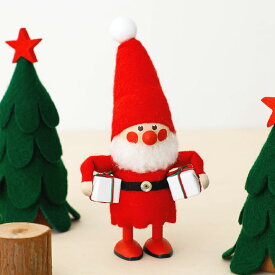 NORDIKA nisse ノルディカ ニッセ 人形 欲張りサンタ サンタ サンタクロース クリスマス オブジェ 飾り 木製 北欧 雑貨 置物 プレゼント ギフト NRD120074