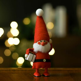 NORDIKA nisse ノルディカ ニッセ 人形 プレゼントを持ったサンタ サンタ サンタクロース クリスマス オブジェ 飾り 木製 北欧 雑貨 置物 プレゼント ギフト