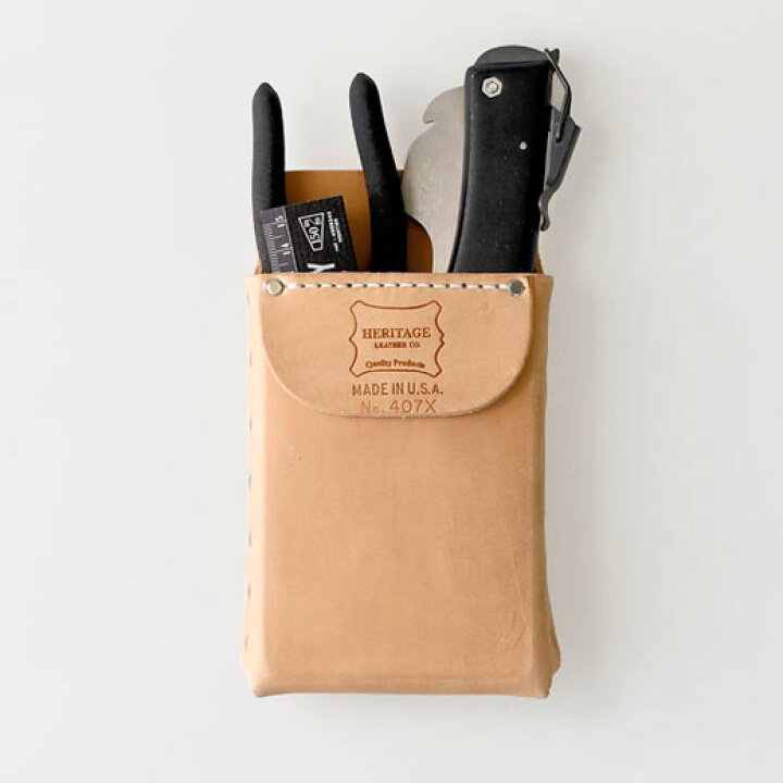 楽天市場 Heritage Leather ボックスシェイプツールポーチ 腰袋 アメリカ 革 レザー 工具入れ ポーチ 工具袋 小物入れ 収納 キャンプ ヘリテージレザー おしゃれ Hightide Online ハイタイド