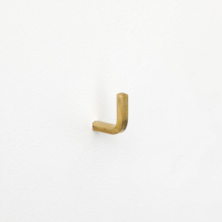楽天市場 壁 フック 画鋲 画びょう Brass プッシュピン Lフック S 5 5個入り フック画びょう L字フック 真鍮 壁掛け Hightide Online ハイタイド