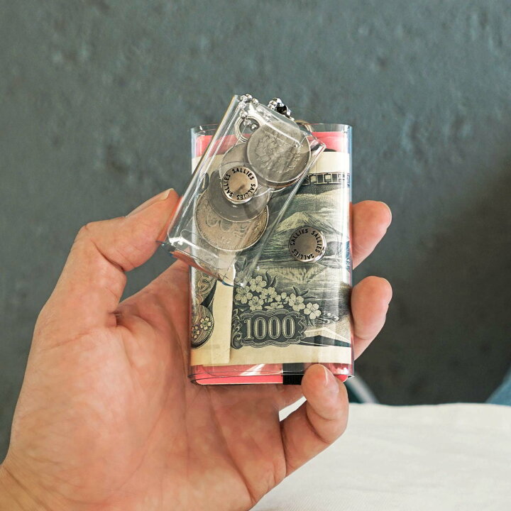 楽天市場】SALLIES Pocket Pal ポケットパル ミニマルウォレット (クリア) クリアウォレット レディース メンズ 小さい財布  コンパクト ミニ財布 三つ折り財布 : HIGHTIDE ONLINE ハイタイド