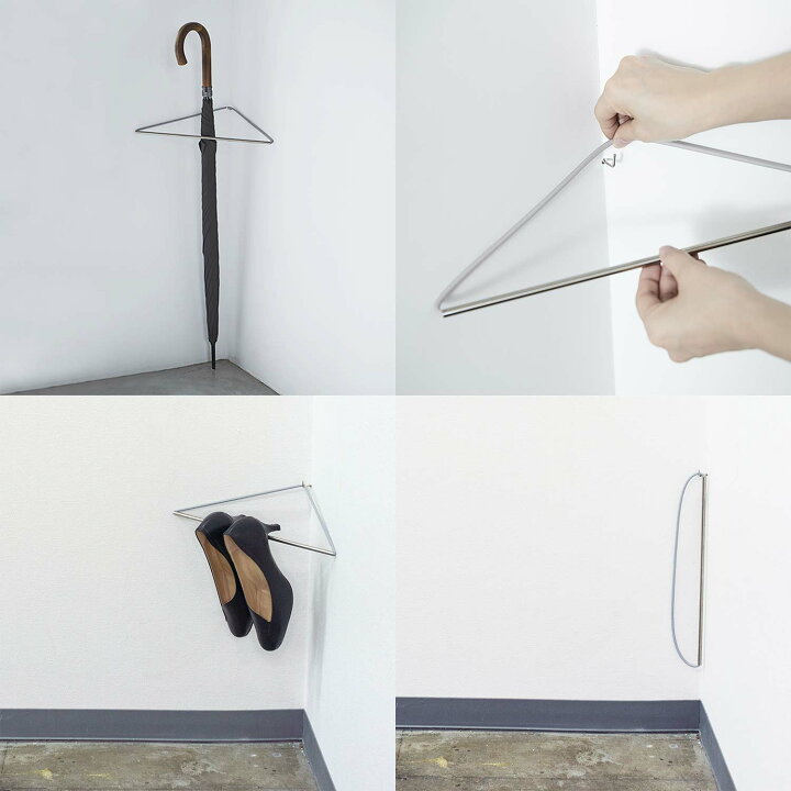 楽天市場 Sogu コーナーバー Corner Bar コーナーラック コーナー収納 突っ張りバー 突っ張り棒 コーナー 傘立て タオル掛け Hightide Online ハイタイド